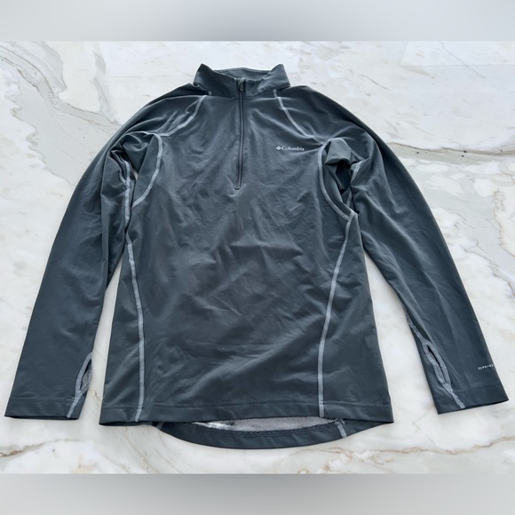 COLUMBIA OMNI-HEAT THERMAL REFLECTIVE GRAY LIGHT WEIGHT JACKET SIZE S/P - Picture 6 of 17